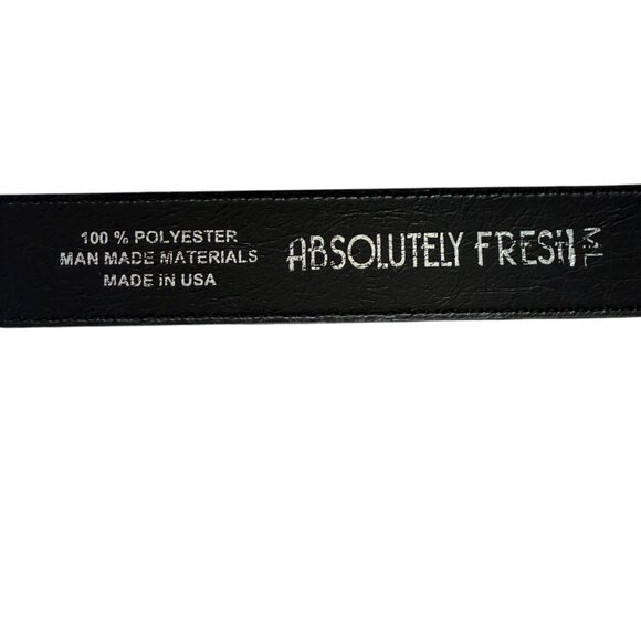 Absolutely Fresh plaid adjustable waist belt with silver buckle size M/L - Picture 6 of 7